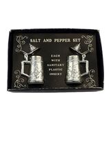 Vintage Kansas Souvenir Salt and Pepper Set Beer Stein Shape Japan Boxed - $19.80