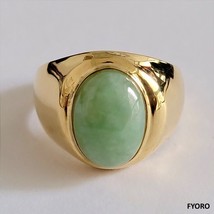 Anyang Tai Royal Spring Jade Ring (with 14K Gold) - £537.36 GBP