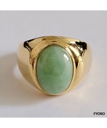 Anyang Tai Royal Spring Jade Ring (with 14K Gold) - £541.20 GBP