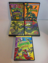 Teenage Mutant Ninja Turtles Org Series Cartoon Vol 1-4 DVDs &amp;Cowabunga Classics - £54.47 GBP