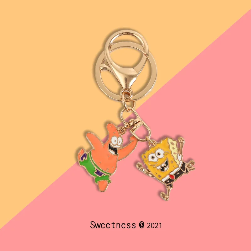 Play SpongeBob SquarePants Patrick Star Keychain Bag Ornaments Metal  Drops Play - £23.11 GBP