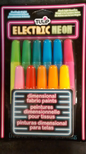 Pink Blue Yellow Green Orange Red 11 Paint NEON UV blacklight glow craft... - $2.47