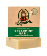 Dr. Squatch Soap Men&#39;s 5 oz natural bar soap Spearmint Basil - £7.76 GBP
