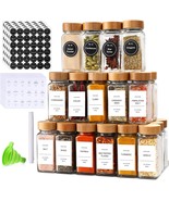 Spice Jars,Spice Jars With Label 24Pcs,Seasoning Containers,Glass Spice ... - $33.97