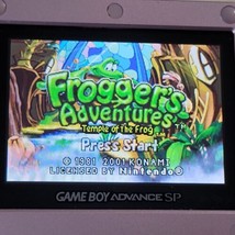 Frogger&#39;s Adventures: Temple of the Frog Nintendo Game Boy Advance Saves - £7.58 GBP