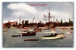 Anchorage and La Rabida Jackson Park Chicago Illinois IL UNP DB Postcard P18 - £3.37 GBP