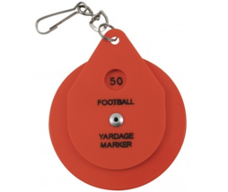 SMITTY | ACS-537 | Football Plastic Disc Chain Clip | Referee Officials Choice! - $15.99