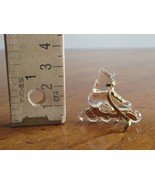 Swarovski Crystal Memories Gold Miniature Inline Skate 243443 Austria w/Box - £39.34 GBP