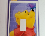 Disney Winnie the Pooh Peel &amp; Stick Light Switchplate Cover Sticker - £9.08 GBP