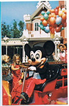 Lake Buena Vista Florida Postcard Mickey Mouse The Chief Firemouse - £1.72 GBP