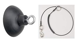MPP Dog Bathing Tub Restraint Cable Choker Grooming Loop Secure Suction Cup Eyeb - £22.44 GBP