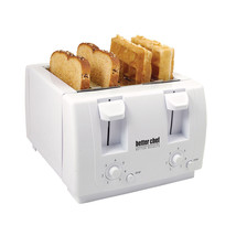 Better Chef 4 Slice Dual-Control Toaster in White - $1,692.41 MXN