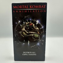 Mortal Kombat Annihilation VHS 1997 Martial Arts Action Adventure Movie ... - $14.60