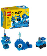 LEGO Creative Blue Bricks LEGO Classic Ages 4+ (11006) 52 Pcs. NIB - £4.71 GBP