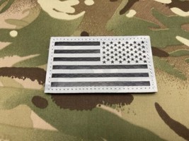 Infrared IR Multicam Alpine Reverse US Flag Patch Arctic Warfare USSOCOM... - $23.33
