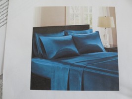 Nip 6-Pc. Madison Park Essentials Polyester Teal King Sheet Set - £39.16 GBP