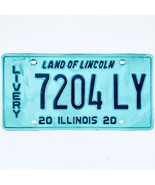 2020 United States Illinois Land of Lincoln Livery License Plate 7204 LY - $20.22 CAD