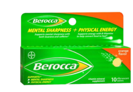 Berocca Vitamins B and C Antioxidant Energy Tablets Orange 10.0ea - £38.55 GBP