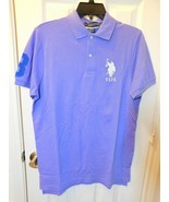 U.S. POLO ASSN. Men&#39;s Big Pony Short Sleeve Pique Polo Shirt LARGE Laven... - $49.05 CAD