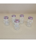 5 ~ Vintage Heinz Baby Food Jars With Lids Early 1990’s - £10.01 GBP