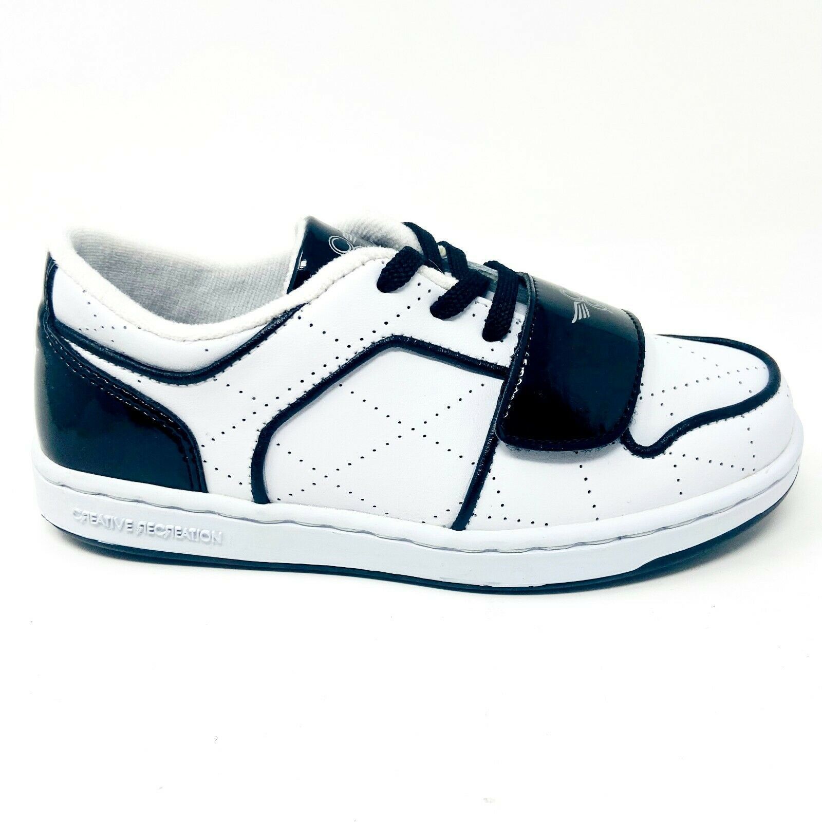 Creative Recreation Cesario Lo White Black Youth Kids Sneakers