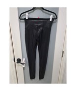 SPANX Faux Leather Leggings Black Size L | High Rise Shaping Control Pan... - $892.80 MXN