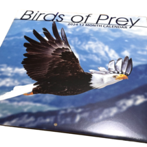 2024 Wall Calendar Birds Of Prey 12 x 22 Bald Eagle  Owls - $11.65