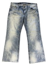 Affliction Black Premium Cooper Buckle Jeans Men&#39;s 38 Regular - £44.94 GBP