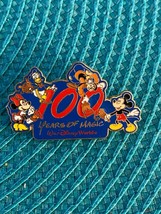 Walt Disney World 100 Years Of Magic 2002 Trading Pin Mickey Goofy Donald  - £7.75 GBP