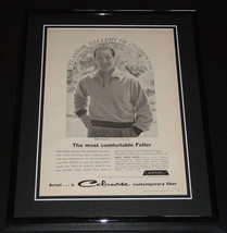 1958 Bob Feller for Arnel 11x14 Framed ORIGINAL Vintage Advertisement - £38.93 GBP