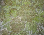 Drapery or Upholstery Tapestry Brocade Fabric 12 Yards Yellow &amp; Tan Jaquard - $195.99