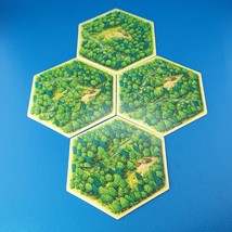 Settlers Catan 3061 Resource Terrain Tiles Forest Lumber Replacement Game Piece - $5.53