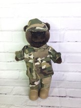 Bear Forces of America Army Military Plush Teddy Stuffed Animal Camo Uniform - £13.84 GBP