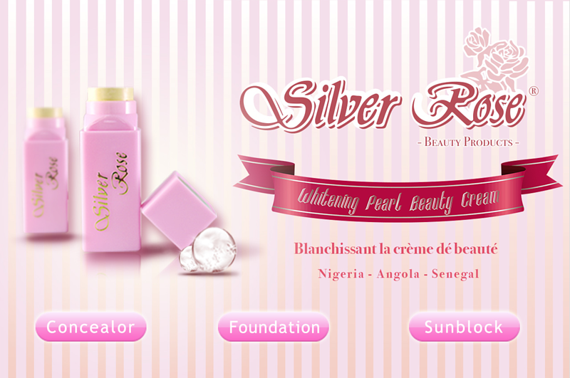 2x Silver Rose Pearl Beauty Cream 0.33oz/10g