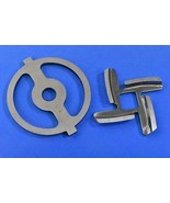 Sausage stuffer disc and new knife for FGA KitchenAid Food Chopper meat ... - $15.63