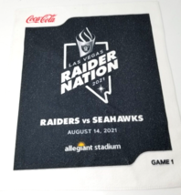 Las Vegas Raiders Raider Nation Rally Towel Imperfect 2021 First Game Allegiant - £9.74 GBP