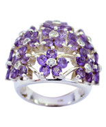 Naturschmuck Amethyst Ewigkeitsringe für Ostergeschenk AU - $58.06 CAD+