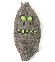 Halloween Animated Tree Head Rubber Bark Wall Door Plaque Motion Sensor ... - $27.71
