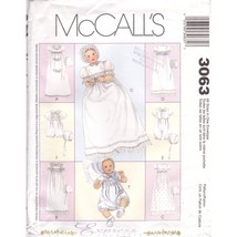 Vintage Sewing PATTERN McCalls 3063, Infants 2000 Christening Gown Rompers - £14.01 GBP