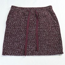 LOFT Small Purple Tweed Straight Stretch Pull On Womens Skirt - £11.94 GBP