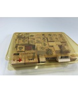 (32) 1990 Stampin Up Rubber Stamps Holiday Theme - £47.95 GBP