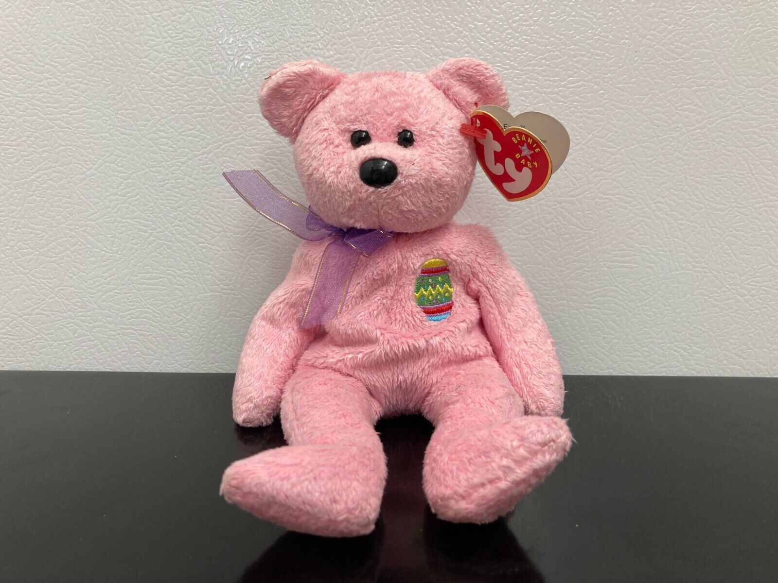 Retired *Eggs* ~Ty Beanie Baby~ 6&quot; Easter Bear ~ Mint Tags! ~ - $5.89