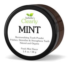 Clearly MINT, Remineralizing Toothpaste Powder (Fresh Mint), 1.4 oz - £12.78 GBP