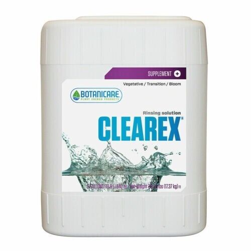 Botanicare Clearex 5 Gallon New Hydroponic Soil Salt Cleaner - $219.73