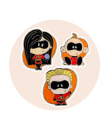 The Incredibles Disney Pins: Violet, Dash, and Jack Jack - $39.90