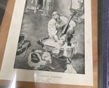 Vintage Etching Unidentified Artist Signed Titled Musical Instruments 18... - £9.49 GBP