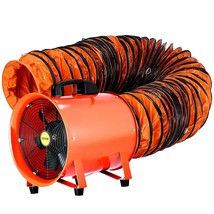 VEVOR 12 Inch(5m) Extractor Fan Blower Portable 5m High Rotation Exhaust - £236.66 GBP