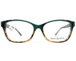 Vera Bradley Eyeglasses Frames Devin Falling Flowers FGF Brown Green 53-... - $65.23