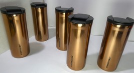 Starbucks 4 Tumbler 12 oz MILLIE Copper  Stainless Steel MIC 2017 With Sku,New - £733.03 GBP
