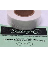 CLEAR - 1&quot; Double Sided Fusible Stay Tape - Sold By the 25 yard Roll M49... - $20.36 CAD